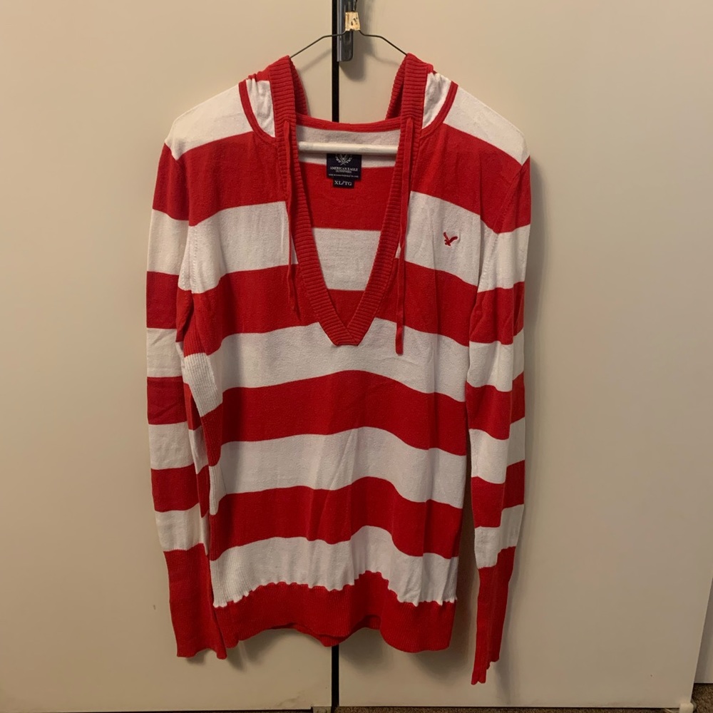 Long sleeve hooded shirt from American Eagle